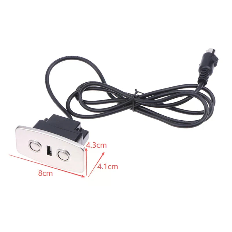 Massage Recliner Switch Controller USB Socket Charging Straight 5 Pin Zpaxo