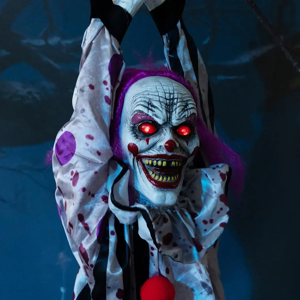 Halloween Voice-activated Light-emitting Sound Hanging Ghost Horror