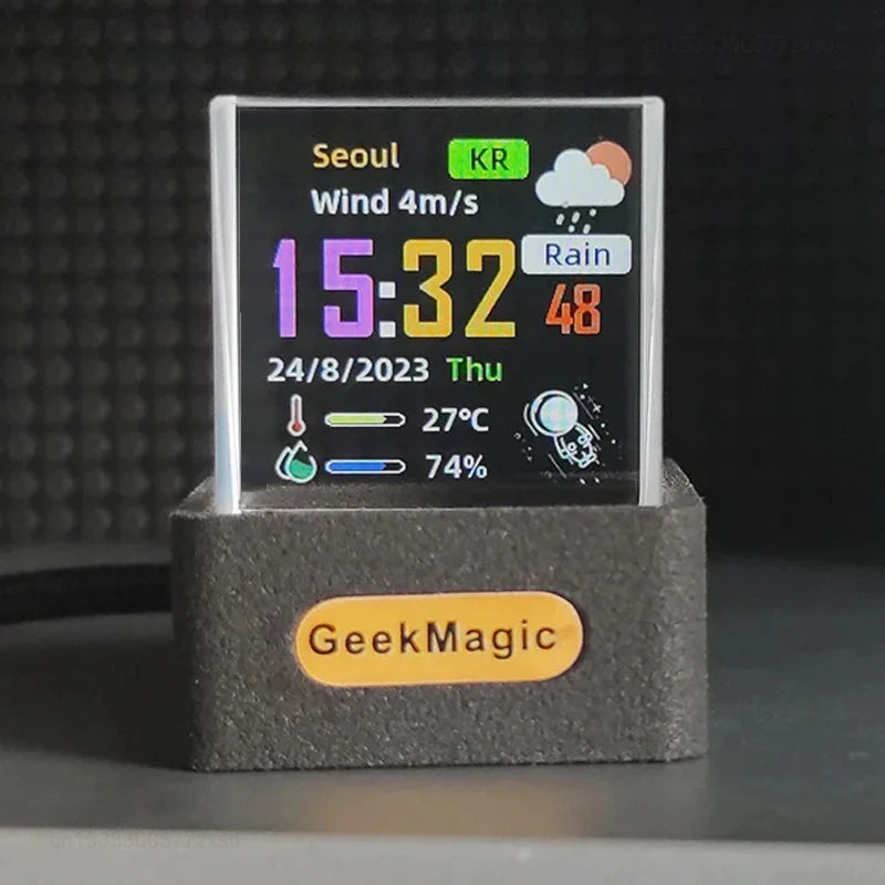 Creative Mini Geekmagic Crystal Display Desktop Game Decoration