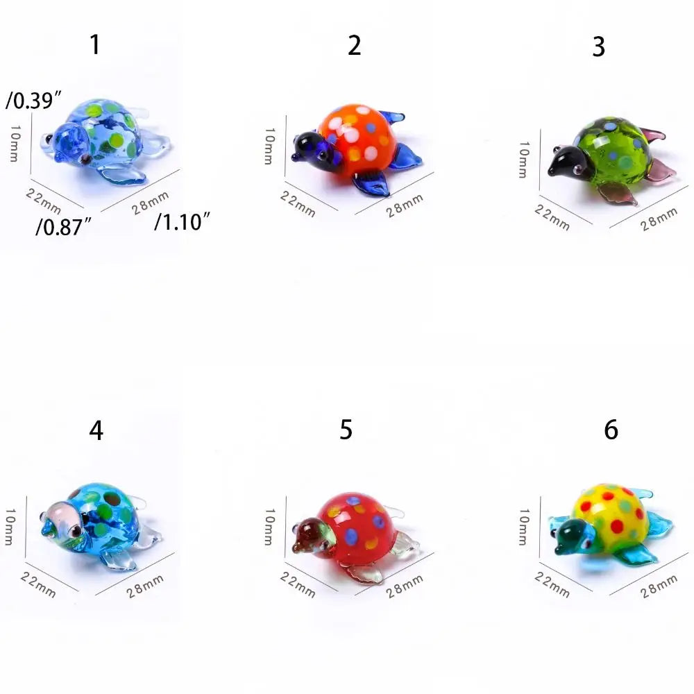 Mini Handicraft Turtle Figurines Lightweight Vivid Animal Statue Turtle Lifelike Decorative Accessories Crafts Collection Zpaxo