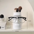 Easter Island Moai Statue Glasses Holder & Desk Pen Organizer Desk Organizer Ornament Zpaxo as show 1pc