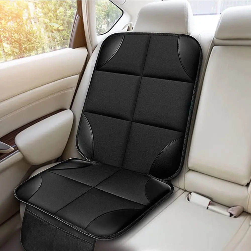 Waterproof Car Seat Protector Thick Pad Back Mesh Storage Pockets Zpaxo