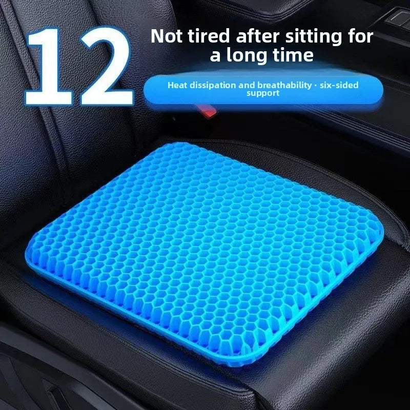 Gel Seat Cushion Summer Breathable Honeycomb Design Pressure Relief
