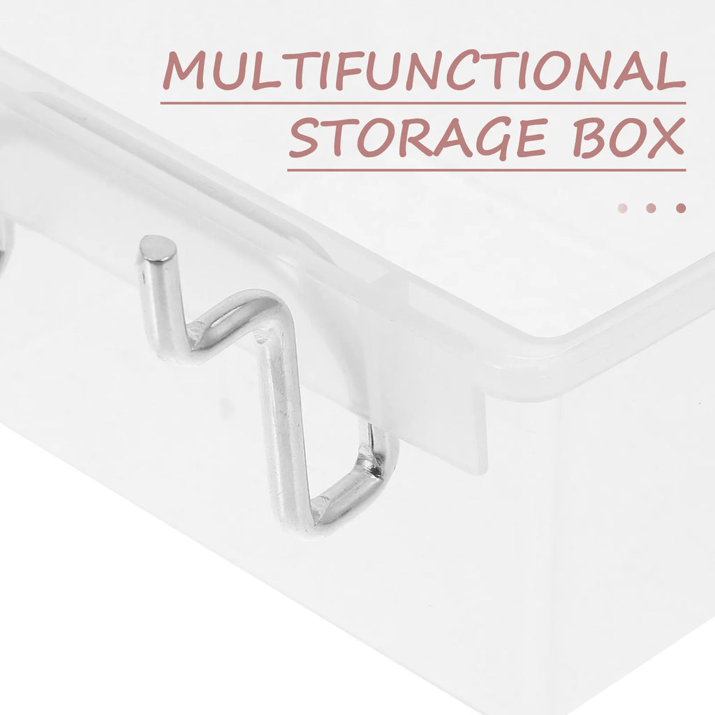 Heavy Duty Pegboard Bins Transparent Easy Install Tool Organization