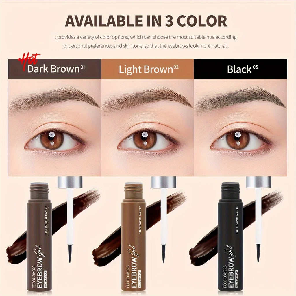 1PC Lazy Makeup Eyebrow Enhancers Liquid Gel Long Lasting Waterproof Easy To Wear Tear Peel-off Brow Tint Eyes Brows Natural Zpaxo