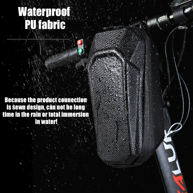 Electric Scooter Front Bag Waterproof EVA Hard Shell Bags Reflective Handlebar Hanging Bag Storage Accessories For Xiaomi M365 Zpaxo