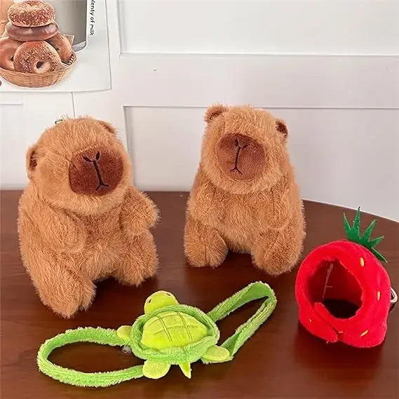 1- Water Dolphin Cotton Red Lovely Cute Creative Capybara Pendant