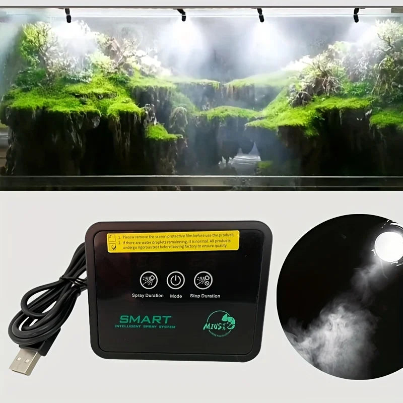 Intelligent Spray System Mist Rainforest Tank Timing Reptile Fogger
