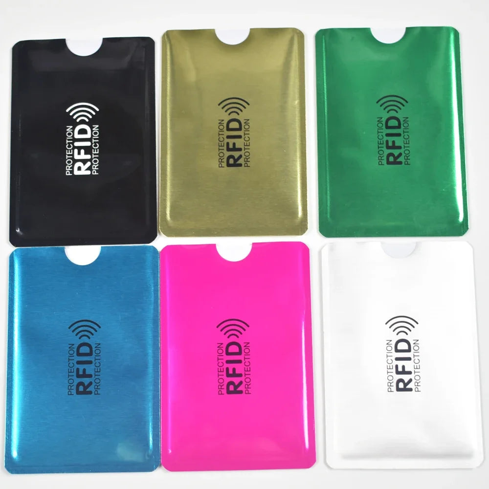 Anti-scan RFID Card Sleeves NFC Signal Blocking Wallet Reader Lock Zpaxo