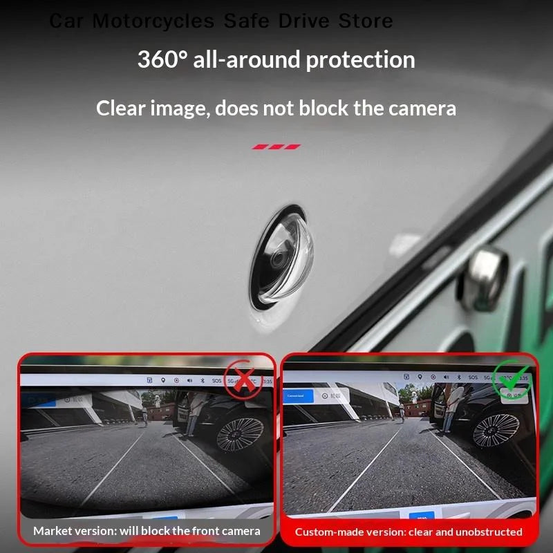 Universal Car Camera Lens Protector Rear View Backup Cover 360
