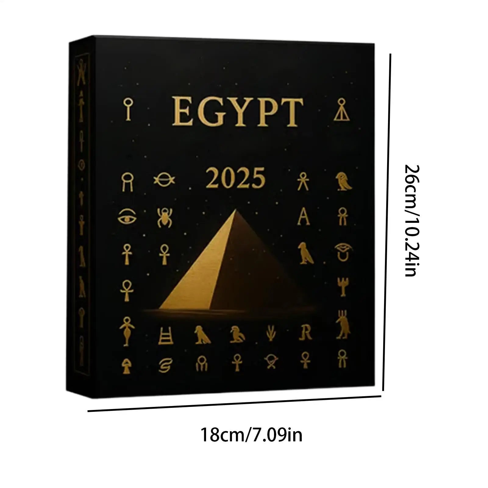 Egyptian Theme Advent Calendar 2025 24 Days 2D Acrylic Christmas