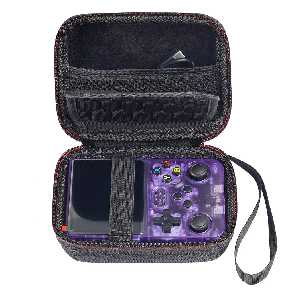 Retro Handheld Game Console, Mini Classic Emulator Video Hand held Gaming Storage Organizer-Box Only Hard Case bag for R36S R35S Zpaxo