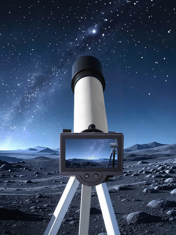 WiFi Electronic Eyepiece 1080P Telescope Camera Eyepiece with 4.3 Inch IPS Screen for Astronomical Telescope Zpaxo