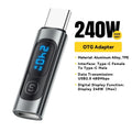 WALKESEN 240W USB-C to USB-C Adapter – OTG Digital Display USB-C Adapter Zpaxo 1pcs