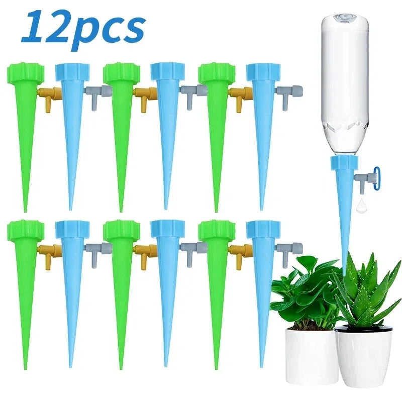 Garden Sprinkler Automatic Drip Irrigation System for The Gardening Tools and Planting Supplies Vegetable Patch Gardening Tools Zpaxo 12PCS-MIx