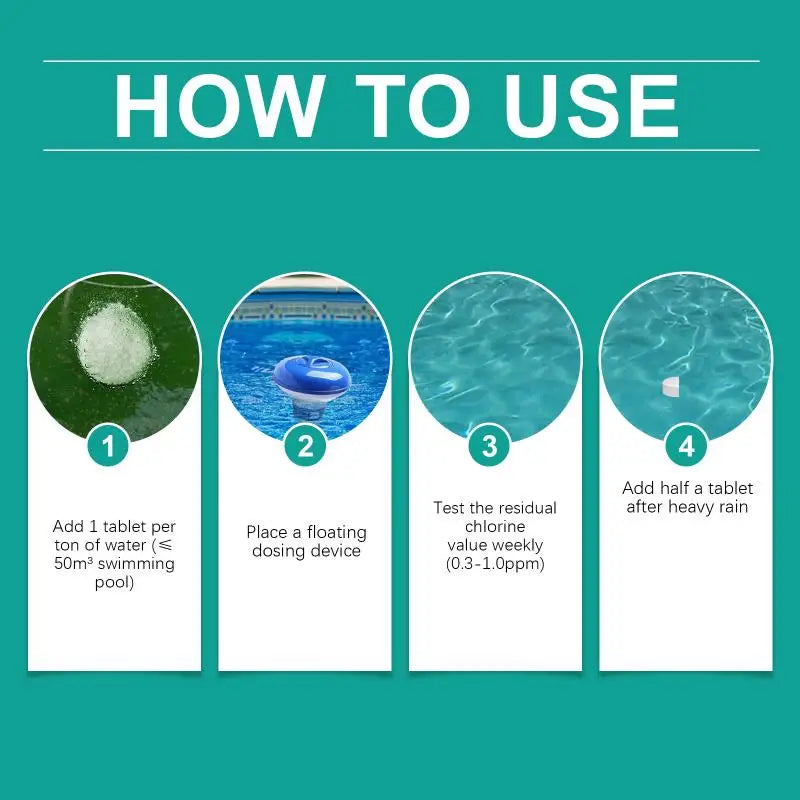 Swimming Pool Floating Chlorine Dispenser Chemical Tablet Holder for Balanced Water Filtration Maintenance Zpaxo one size