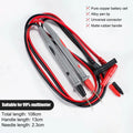 ▶1Set 1000V 20A 10A Digital Multimeter Multi Meter Test Lead Probe Wire Pen Cable Universal Zpaxo 20A-108CM