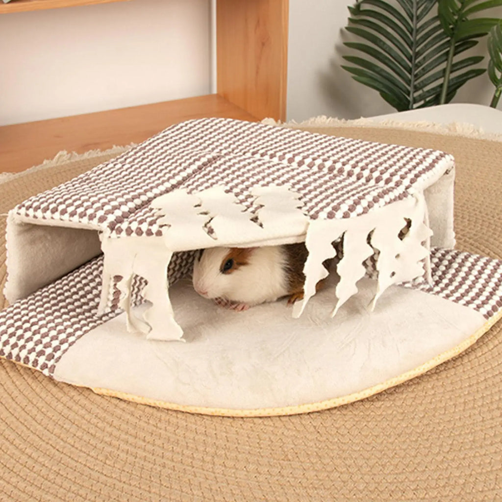 Hedgehog Bed Tunnel House Tassel Hamster Small Pets Bearded Dragons