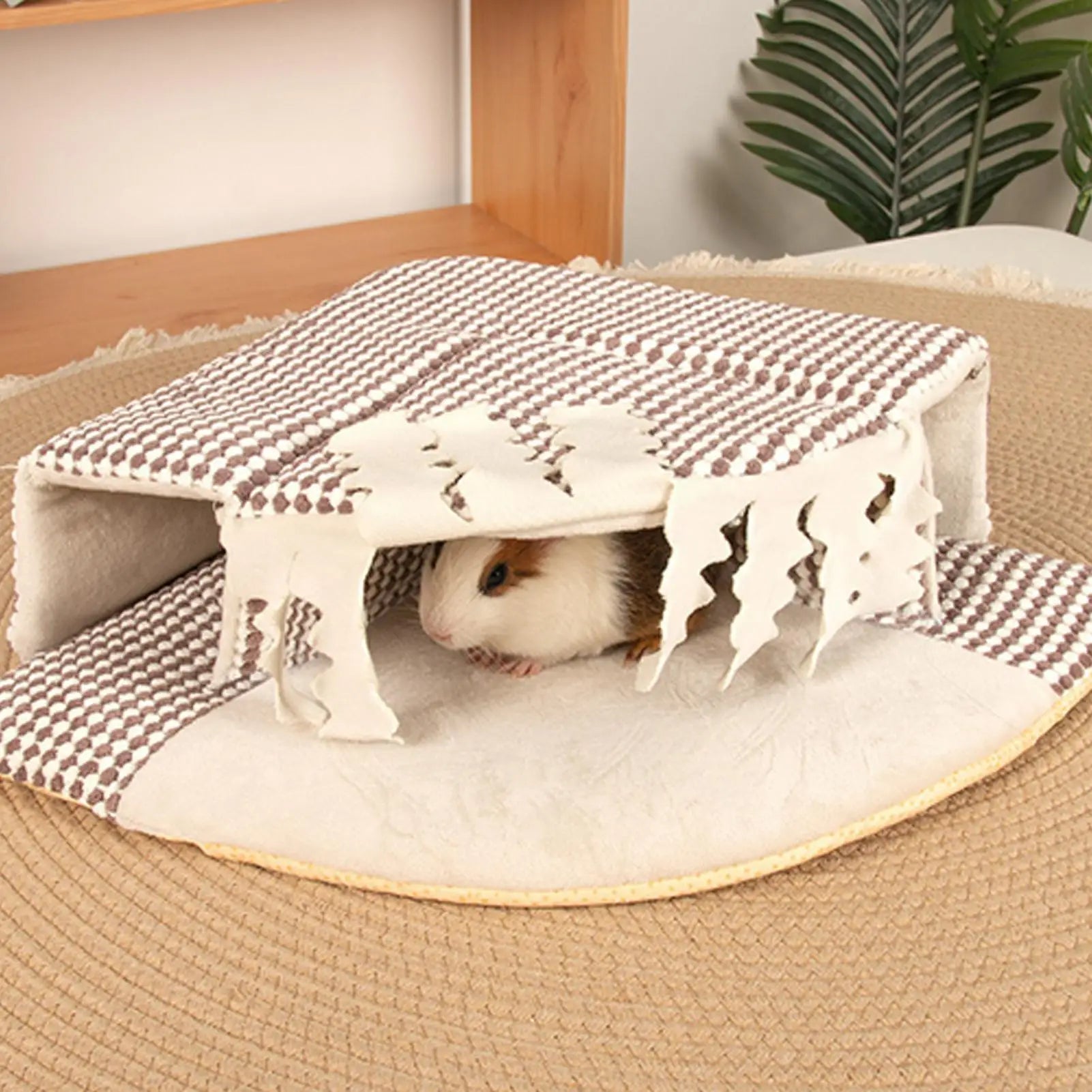 Hedgehog Bed Tunnel House Tassel Hamster Small Pets Bearded Dragons