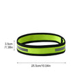 Reflective Sport Sweat Headband – Anti-Slip Elastic Sweatband Sport Sweatband Zpaxo Fluorescent