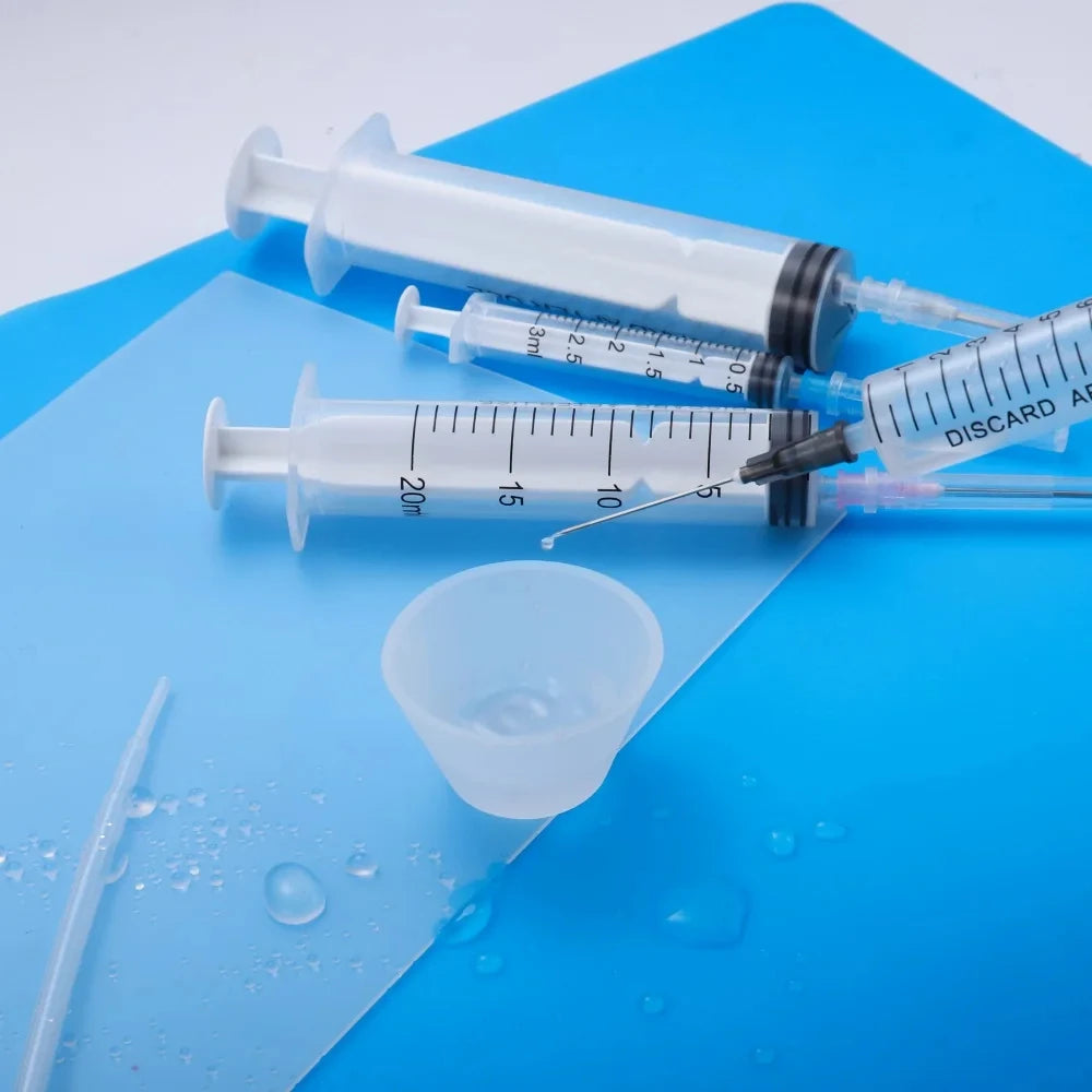 1Pcs 3-60ml Syringe Epoxy Resin Shaker with Dispense Needles for DIY Jewelry Resin Mold Charms Liquid Injection Pipette Tools Zpaxo