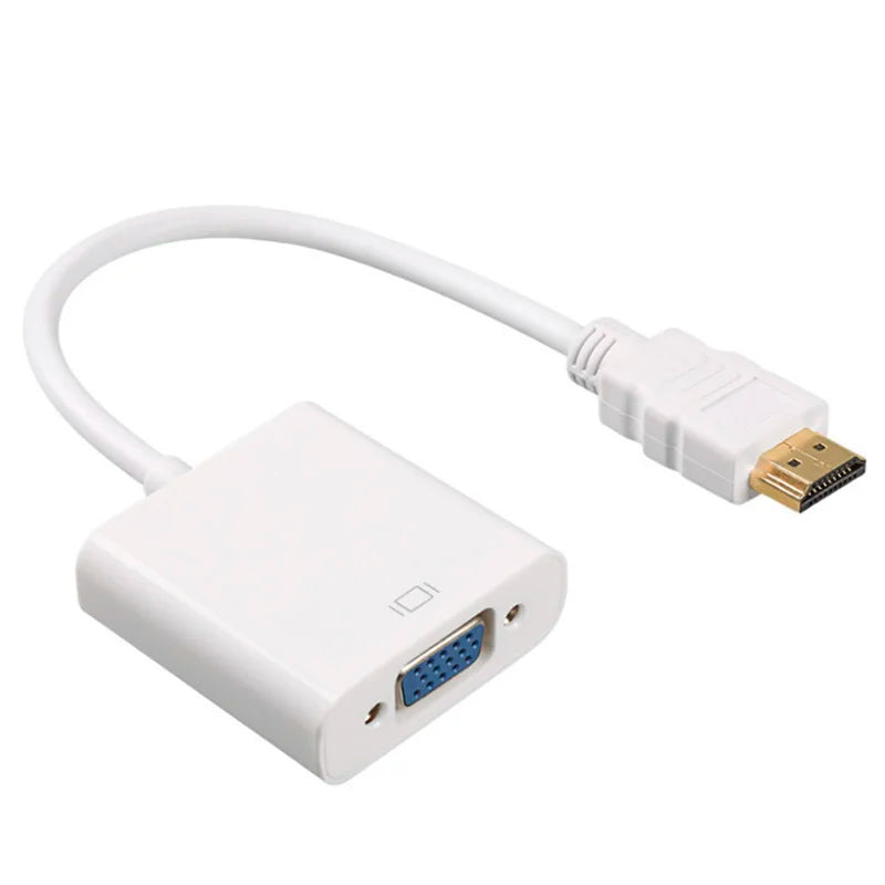 Speed HDTV VGA Adapter Male Female Converter HD Scaler Video Cable Zpaxo