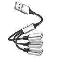 USB-C OTG Hub – 4-Port Type-C to USB Splitter Adapter USB-C Hub Adapter Zpaxo USB 3 Ports