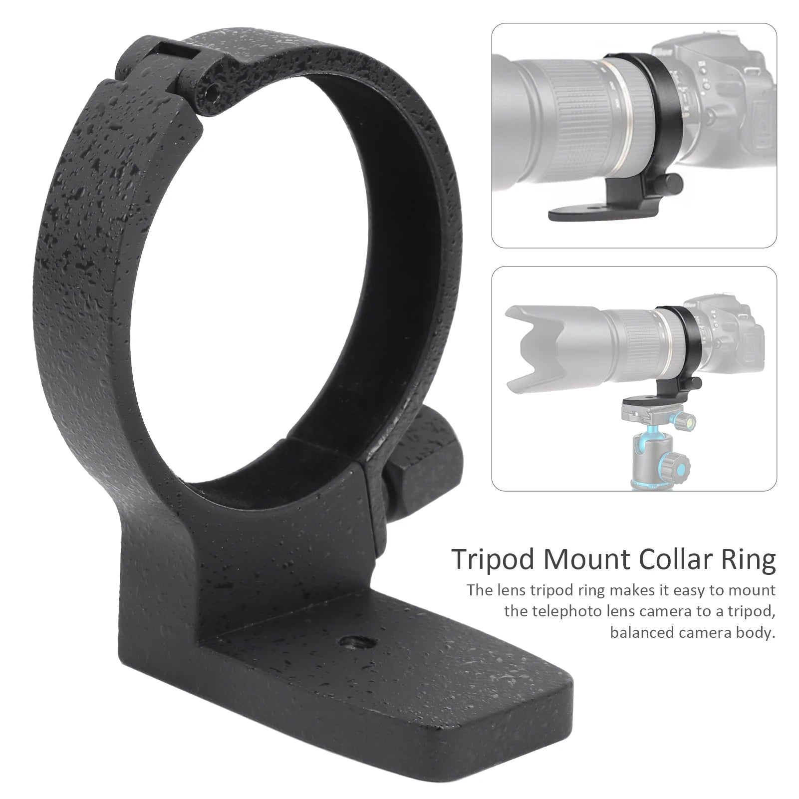 Alloy Lens Collar Tripod Mount Ring Support Bracket Nikon 70 F4 Camera