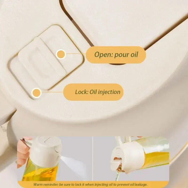 Olive Spray Dispenser Oil Dispenser Bottle for One Kitchen Oil Spray Oil Polisher Bottle Kitchen Storage for Camping Bbq Baking Zpaxo