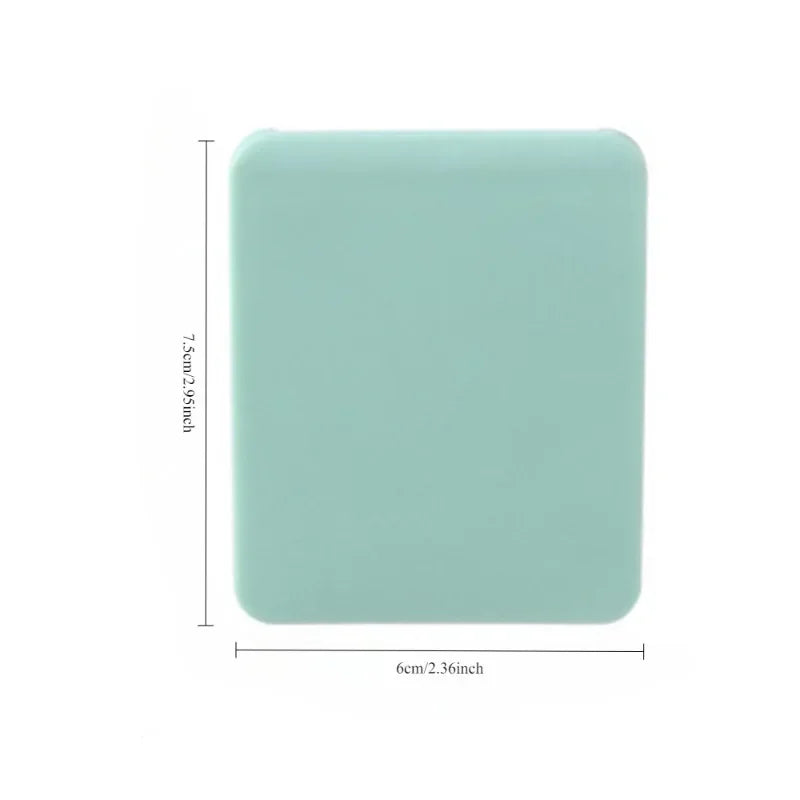 Mirror Foldable Makeup Mirror Portable Double-Sided Mirror Student Dormitory Desktop Small Gift Mini Pocket Mirror Home Decor Zpaxo