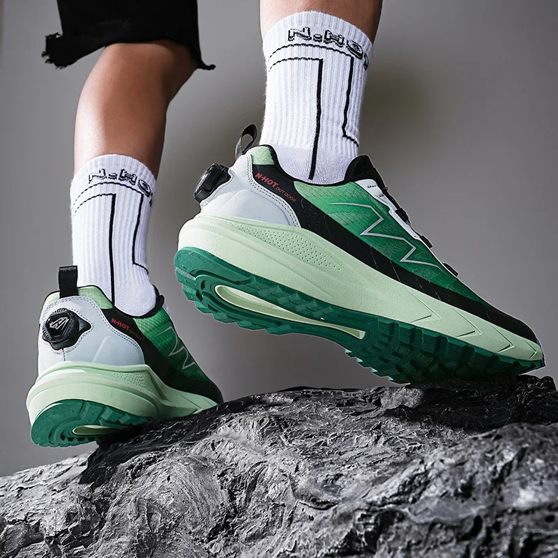 Men's Casual Sneakers Luxury Trainer Shoes Breathable Race Running