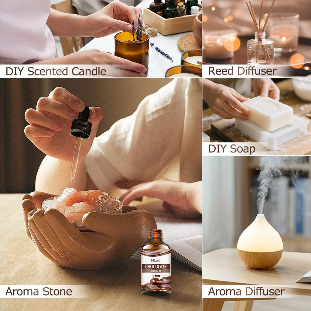 Chocolate essential oil has a sweet and mellow fragrance and is suitable for body massage and hair care. Zpaxo