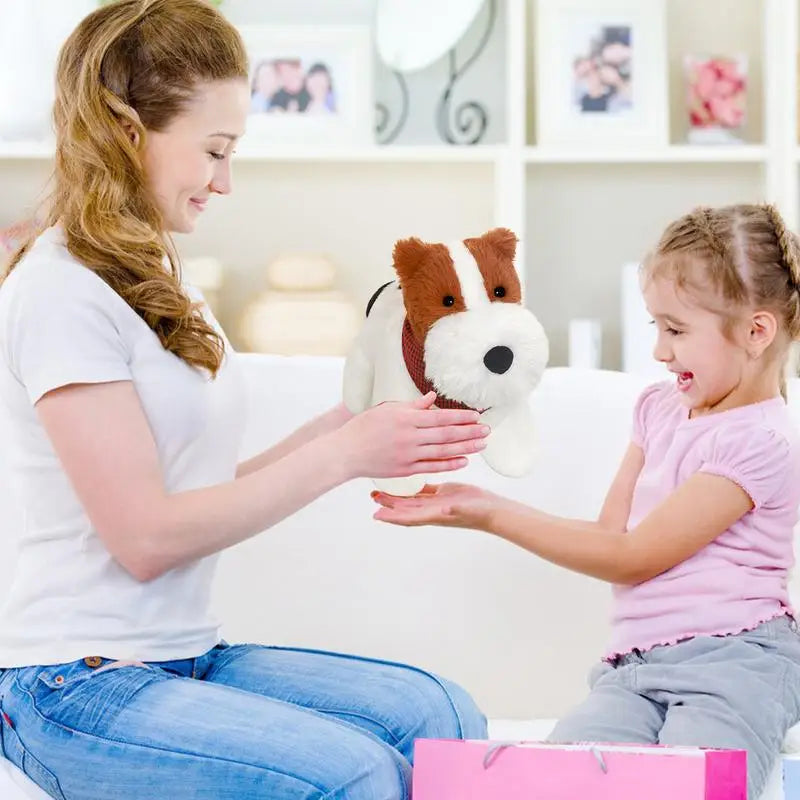 Puppy Stuffed Animal Highland Terrier Puppy Doll 9.8 Inch Cute Soft Throw Pillow Animal Doll For Store Collection Bedroom Home Zpaxo