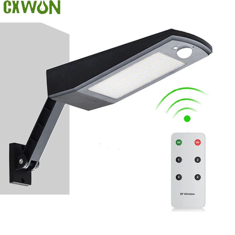 Solar Panel Light Outdoor Waterproof Street Light Rotable Pole Solar Wall Lighting with 4 Mode for Home Garden Pathway Zpaxo
