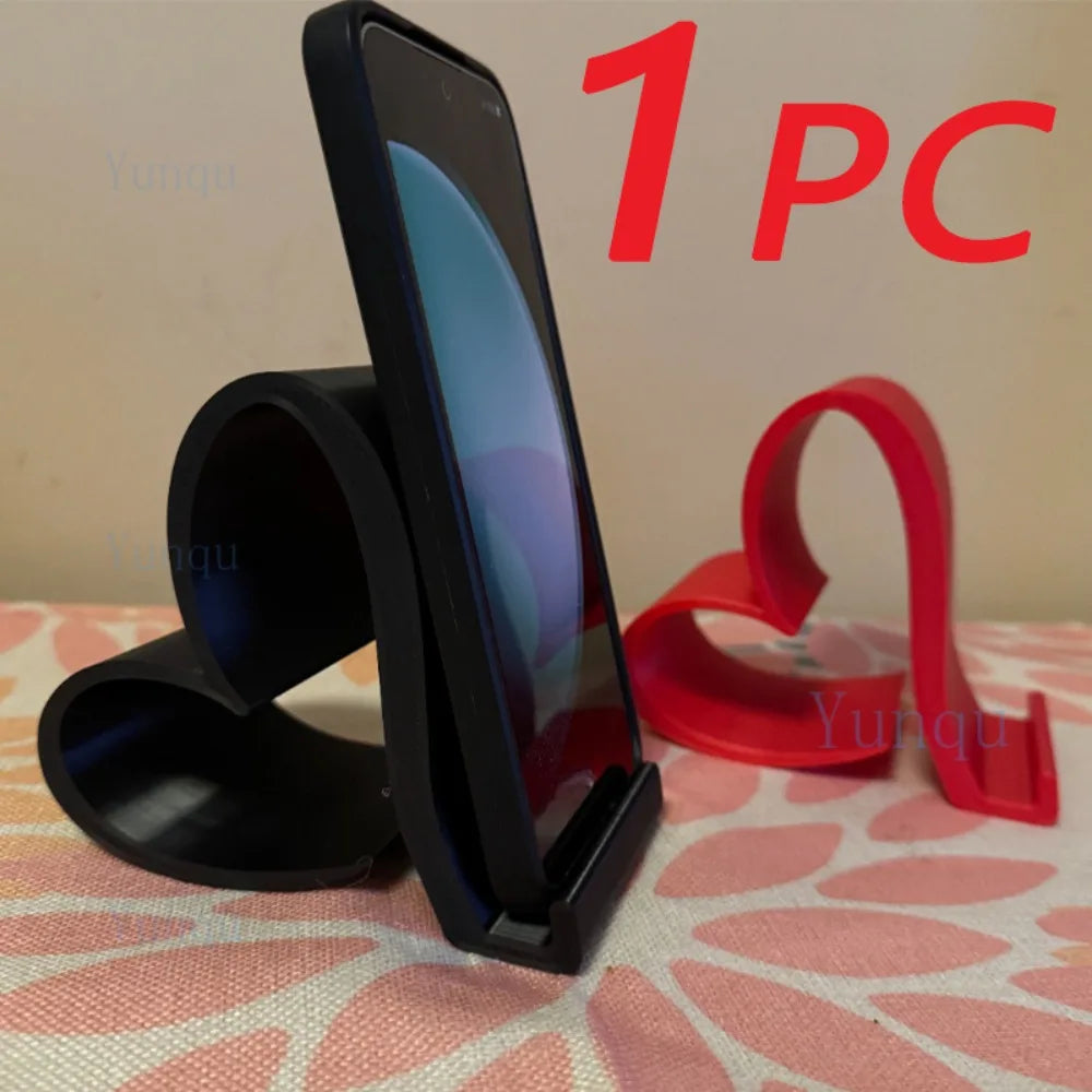 One Heart-shaped Phone Stand 3D Printed Universal Tablet Elegant