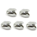 Gold Plated Hip Hop Single Tooth Grillz Caps – 1/5pcs, 3 Colors