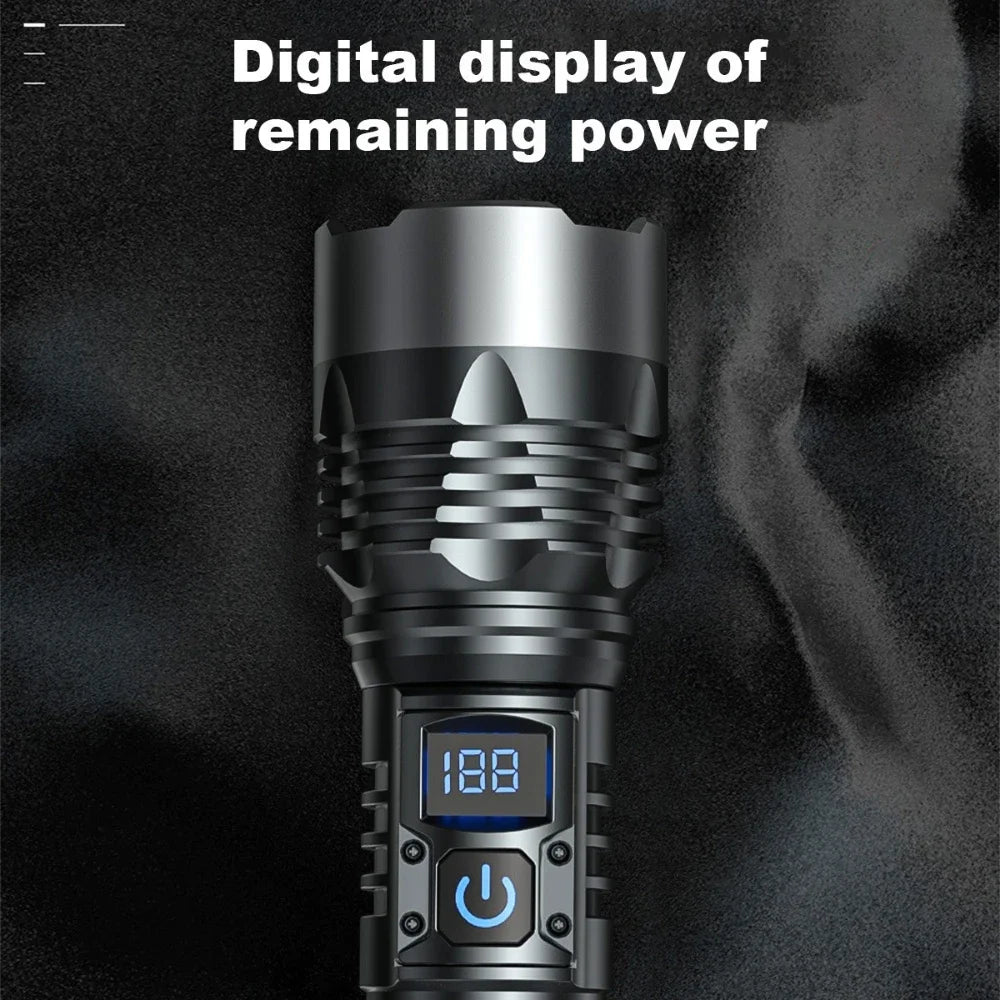 POCKETMAN 3800LM USB Rechargeable Zoomable LED Flashlight Torch