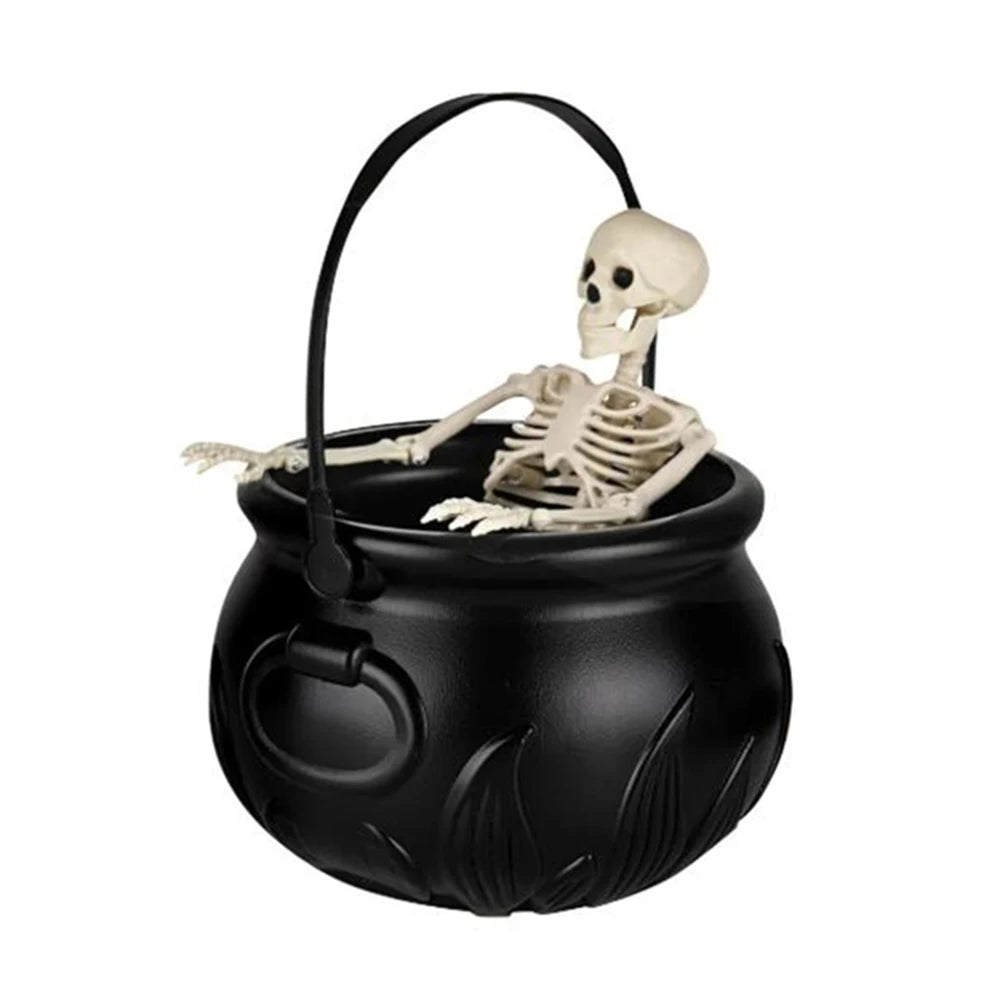 Halloween Decorations Indoor Witch Cauldron Black Plastic Bowl