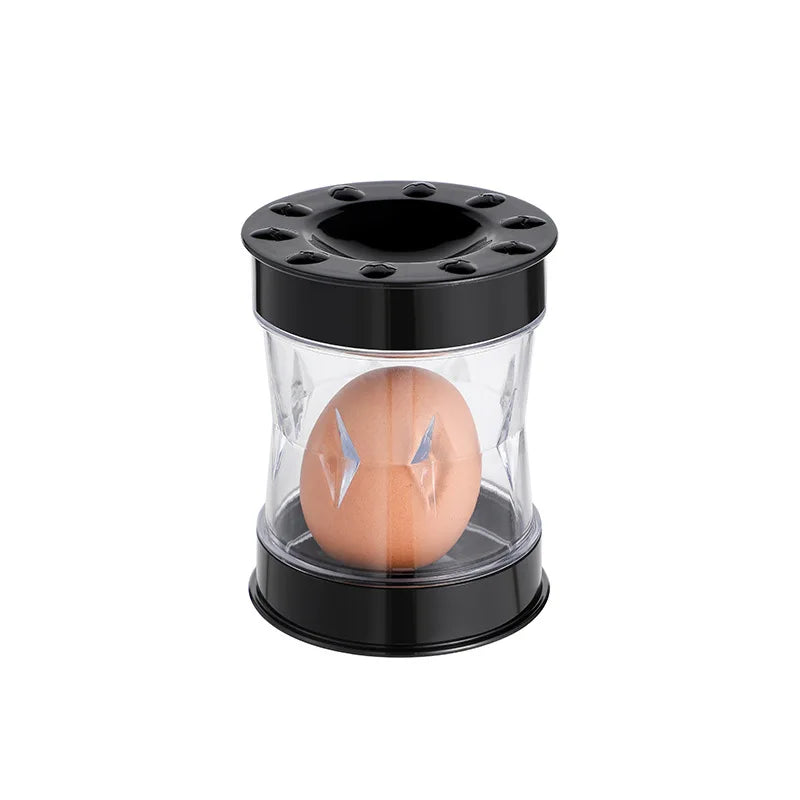 Hot Hand-cranked Automatic Egg Sheller 1pc New Household Shell Peeling Machine Egg Opener Tool Fully Automatic Small Tool Zpaxo Black