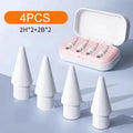 6Pcs/Set Replacement Tips For Apple Pencil 1st 2nd Generation Clear Spare Nibs Stylus Smooth Writing Mute Nib For iPencil 1 2 Zpaxo 4pcs