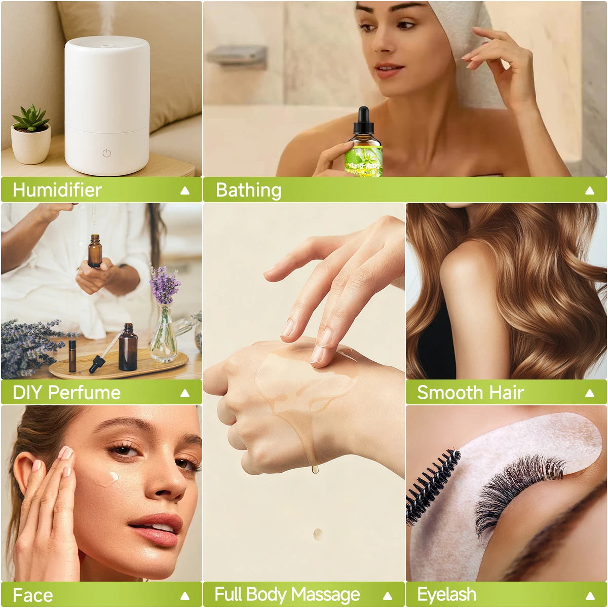 YLANG Essential Oil Natural Fragrance Suitable Body Massage Zpaxo