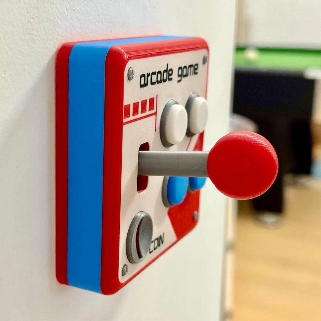 Switch Panel Cover 3D Printed Joystick Switch Panel Cover Home Decor Room Decorations for Kitchen Living Room Bedroom Bathroom Zpaxo