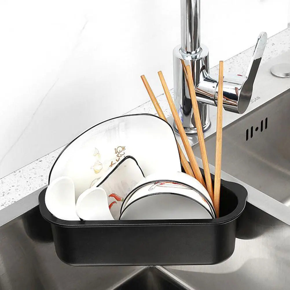 Rustproof Draining Basket Heavy Duty Sink Large Capacity Kitchen Rack