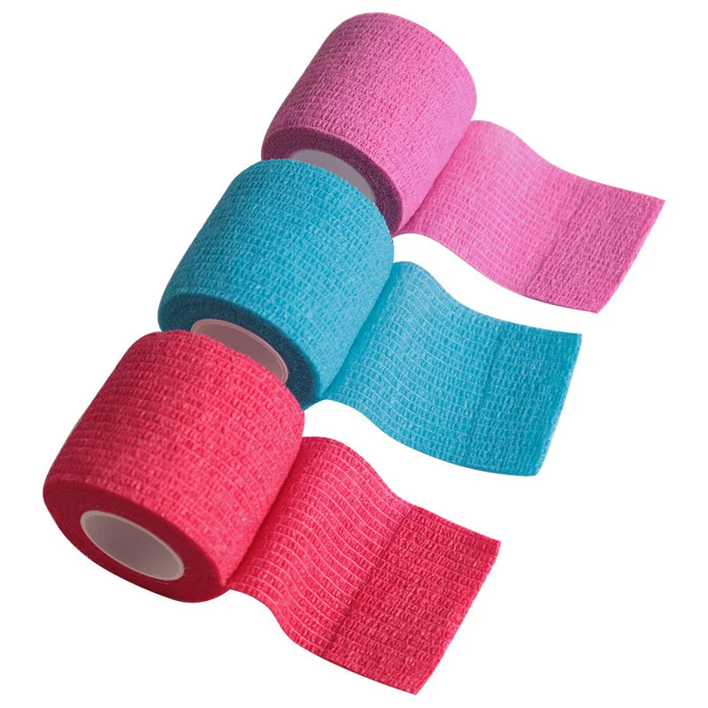 1 Roll Colorful Self-adhesive Elastic Bandage Wrist Elbow Knee Ankle