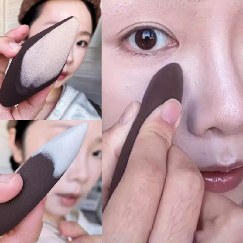 Finger Shape Blender Makeup Sponge Puff Dry Wet Dual-use Foundation
