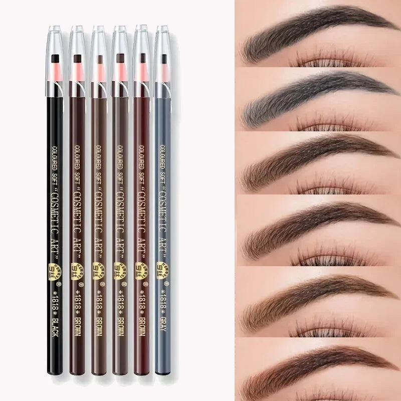 Long-lasting Waterproof Eyebrow Pencil Easy Tear-off Design Natural