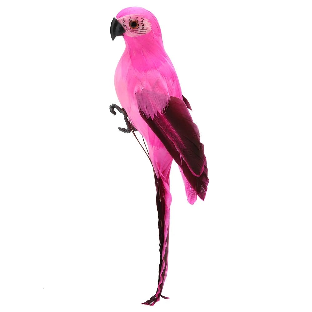 Artificial Simulation Foam Bird Creative Feather Parrot Fake Animal