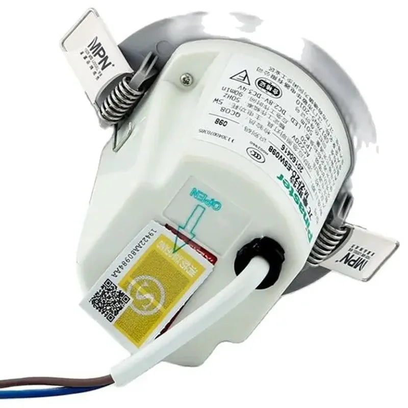 Rechargeable LED Emergency Downlight 5W Recessed Ceiling Light Emergency Downlight Zpaxo