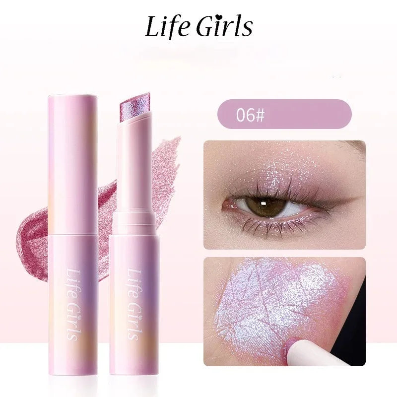 Watery Jelly Eyeshadow Stick Multi-color Pearlescent Glitter Zpaxo A-06