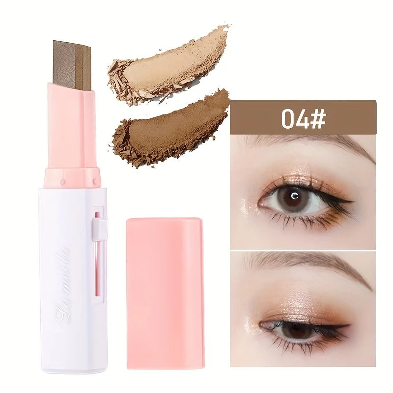 2 In 1 Pearly Highlighter Eyeshadow Stick Makeup Waterproof Long Lasting Glitter Eyeshadow Eyeliner Stick Eyes Makeup Cosmetics Zpaxo 04